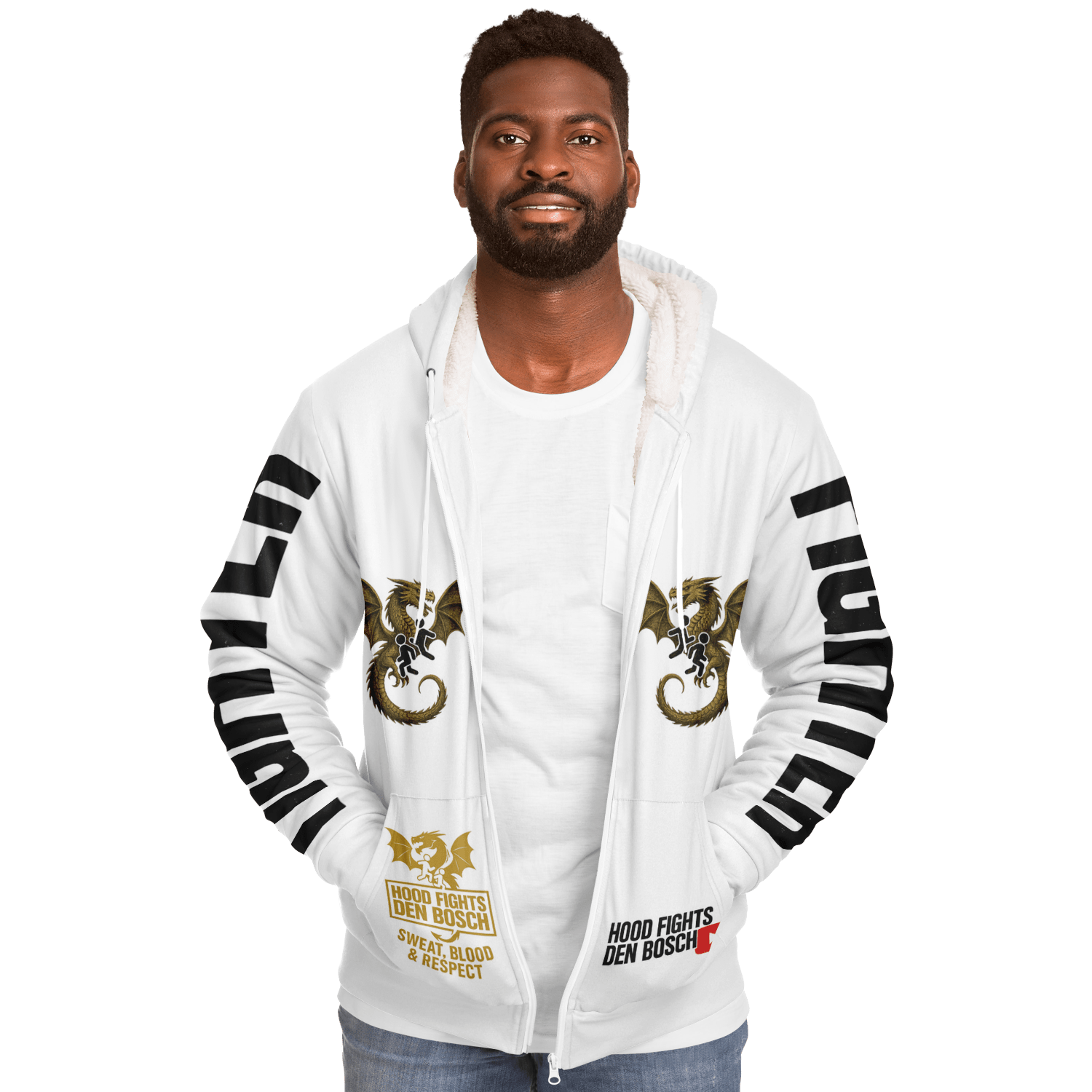 HFDB Microfleece HOODY: ultiem comfort in stijl - Hood Fights Den Bosch