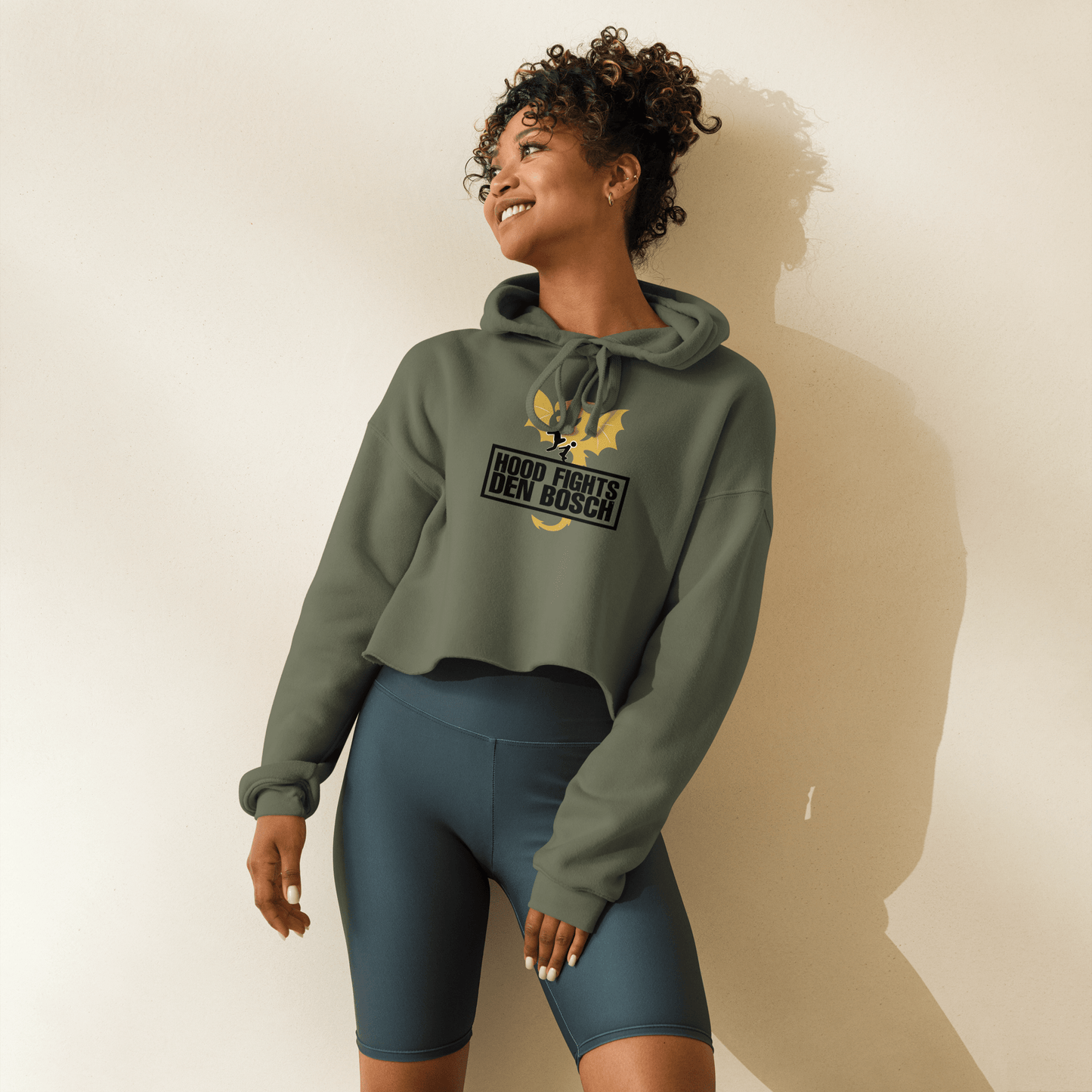 HFDB Sweet Knockout Crop Hoodie – Trendy, Comfortabel & Limited Edition - Hood Fights Den Bosch
