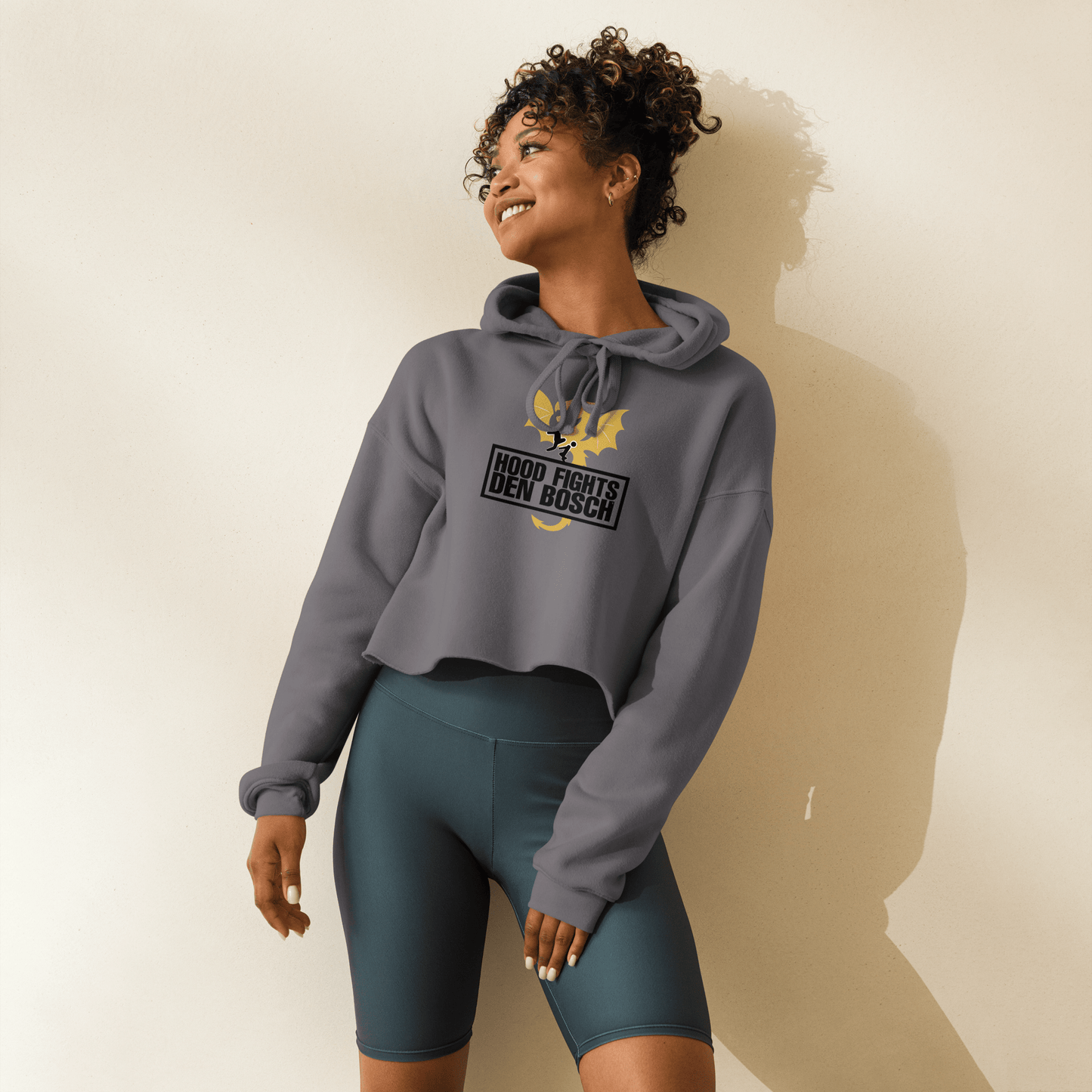 HFDB Sweet Knockout Crop Hoodie – Trendy, Comfortabel & Limited Edition - Hood Fights Den Bosch
